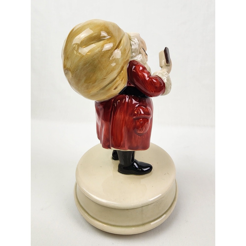 VINTAGE Otagiri 7" Santa Figurine Musical Santa Claus is Coming to Town Japan - Picture 6 of 16